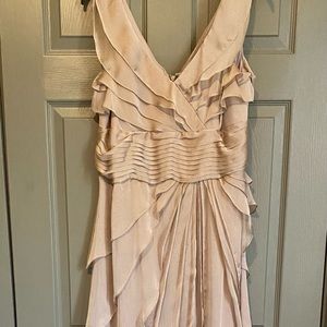 Adrianna Papell Champagne Bridesmaid/Mother of the Groom dress